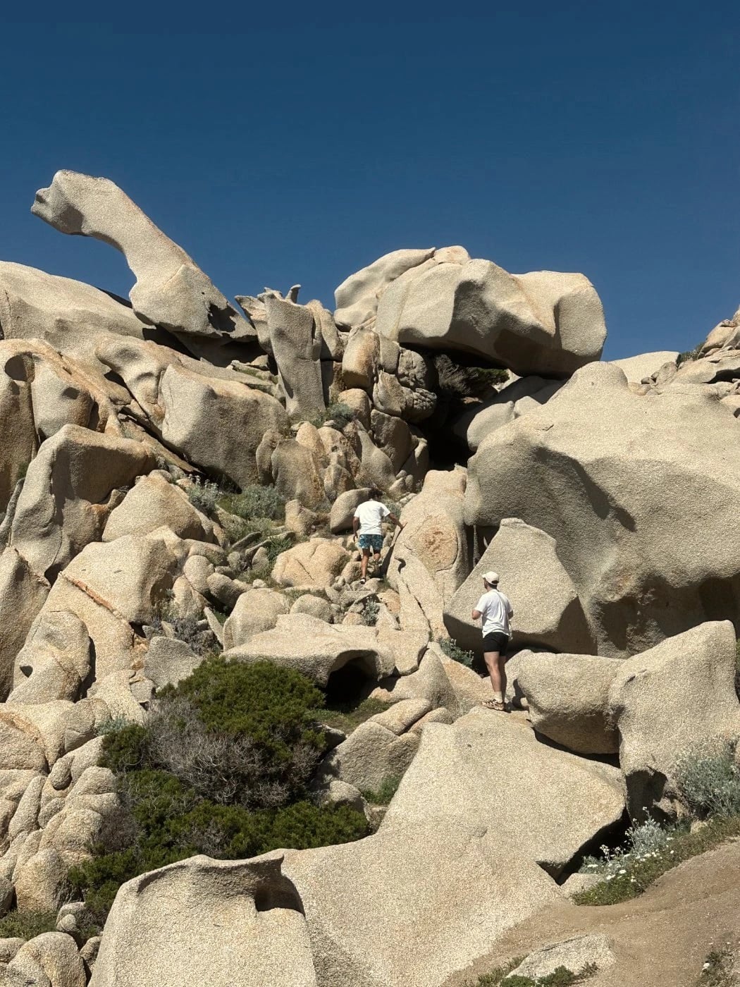 Granite boulders at Capo Testa